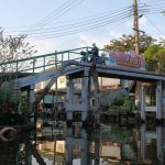Bridge over canal Bangkok