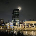 The NT Tower across the Chao Phraya river from IconSiam Mall.