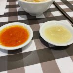 hot sauce and pureed ginger