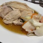 Singapore style Cantonese boiled chicken